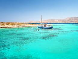 Antiparos turquoise lagoon